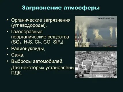 Загрязнители атмосферы