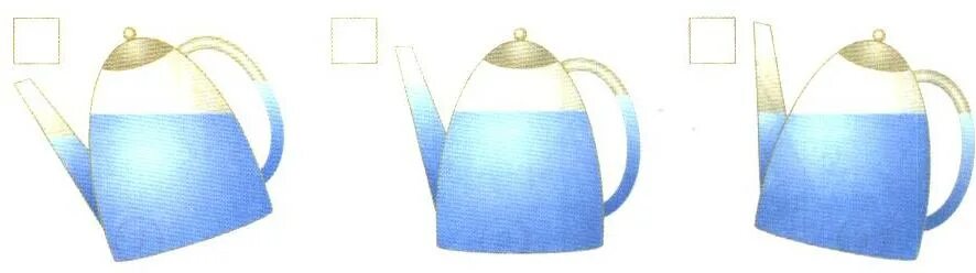 Задача о двух кофейниках. Сообщающиеся сосуды чайник лейка. В какой из кофейников поместится больше жидкости. Какой из кофейников вмещает больше жидкости. Какой из кофейников вмещает больше жидкости.