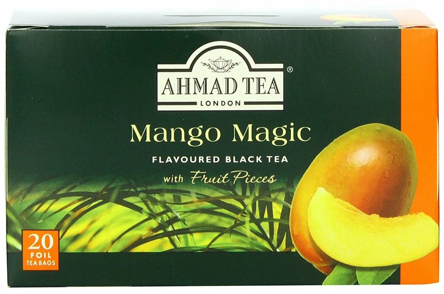 Чай magic. Ahmad Mango Magic чай. Чай Ahmad магия манго. Чай Ахмад манго черный. Ахмад Теа с манго.