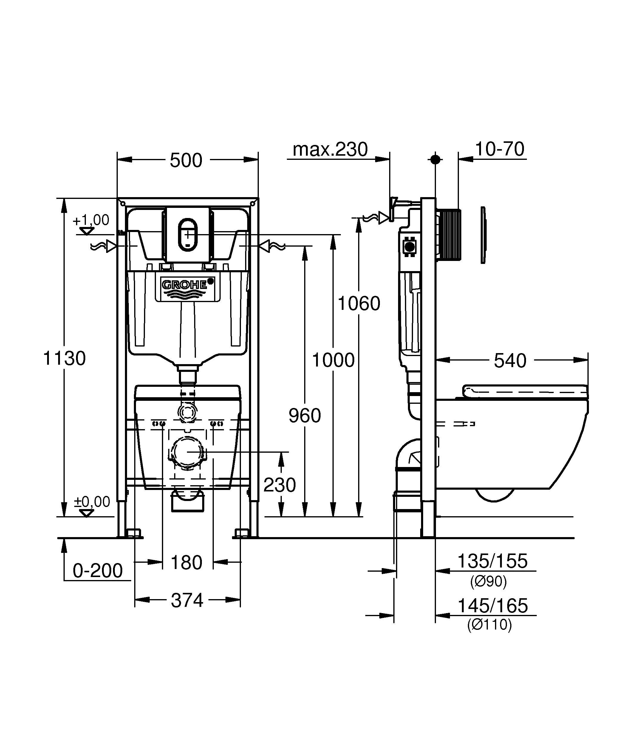 Grohe solido perfect 39192000. Унитаз Grohe solido 39418000. Комплект инсталляция Grohe solido. Комплект Grohe solido 39116000. Туалет инсталляция размеры