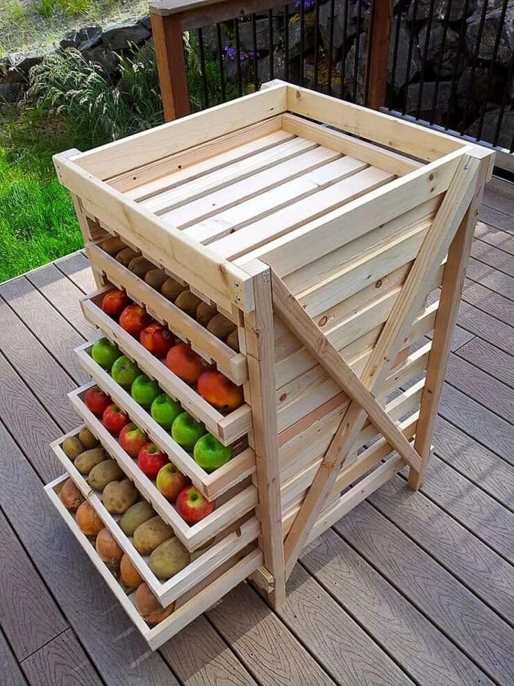Можно собрать в домашних условиях. Овощи в ящике. Ящики для овощей и фруктов деревянные. Ящик для овощей деревянный. Ящики для хранения овощей деревянные.