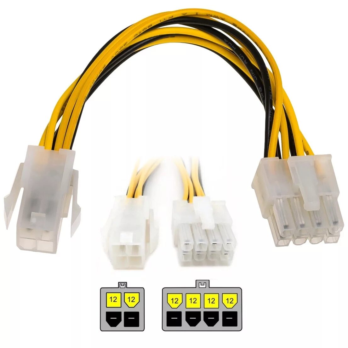 Кабель питания 12. Переходник ATX 4 Pin на Molex. Кабель atx12v 8 Pin +4 Pin. Кабель atx12v 4 Pin мама. Кабель ATX 4 Pin ATX 4 Pin.