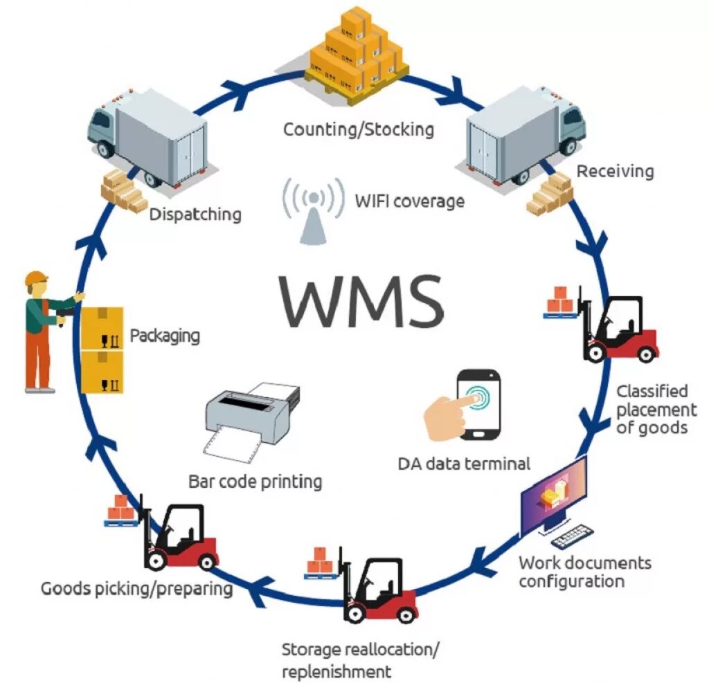 WMS система управления складом. Система WMS на складе что это. WMS система управления складом схема. WMS программы управления складом.