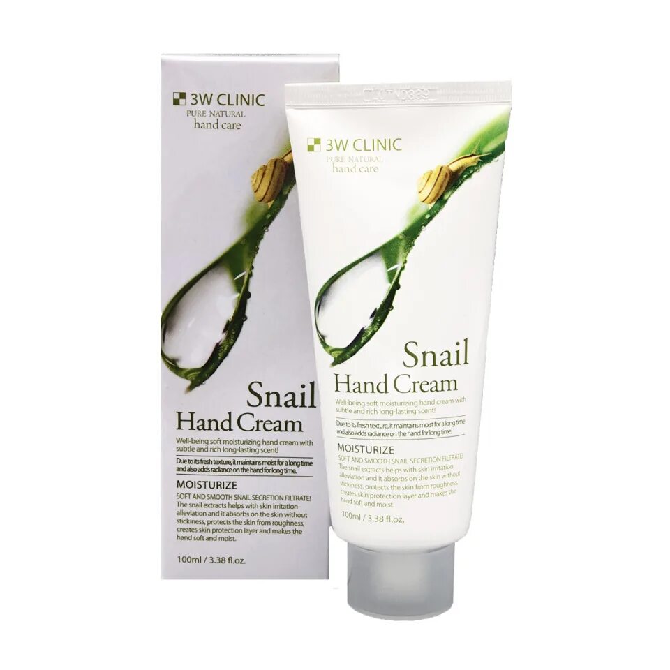 Крем для рук с муцином улитки. 3w Clinic Snail hand Cream. Крем для рук улиточный муцин Snail hand Cream, 100 мл. 3w Clinic крем для рук увлажняющий улиточный муцин. 3w Clinic крем д/рук 100 мл улитка.