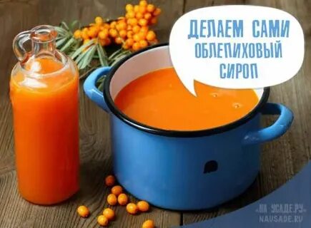 Сироп из облепихи на зиму простой