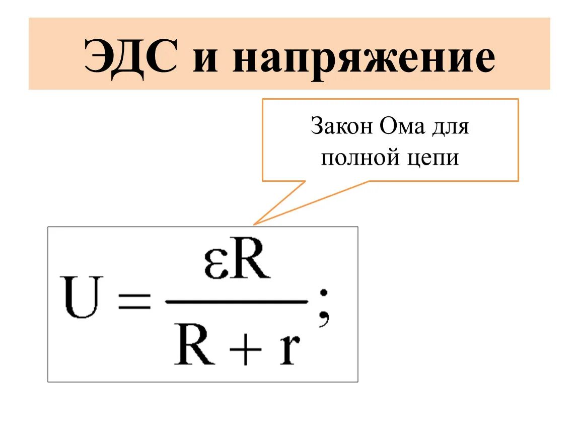 Закон ома для полной цепи короткое замыкание. ЭДС тока формула. Напряжение формула через ЕДС. Формула напряжения через ЭДС. ЭДС цепи формула.