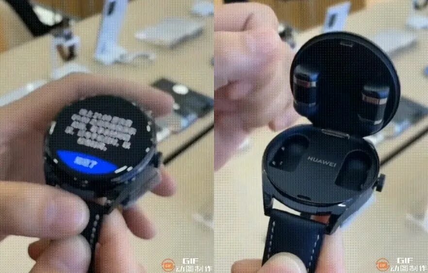 Huawei наушники с часами