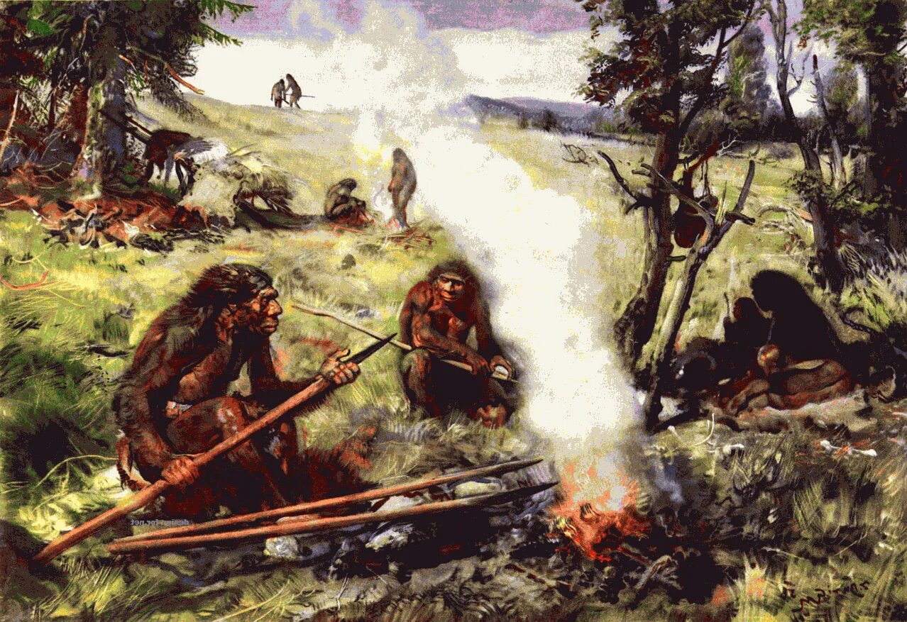 зденек буриан неандертальцы: огонь и радуга. первый огонь. древние люди и огонь. зденек буриан неандерталец. первый огонь на земле.