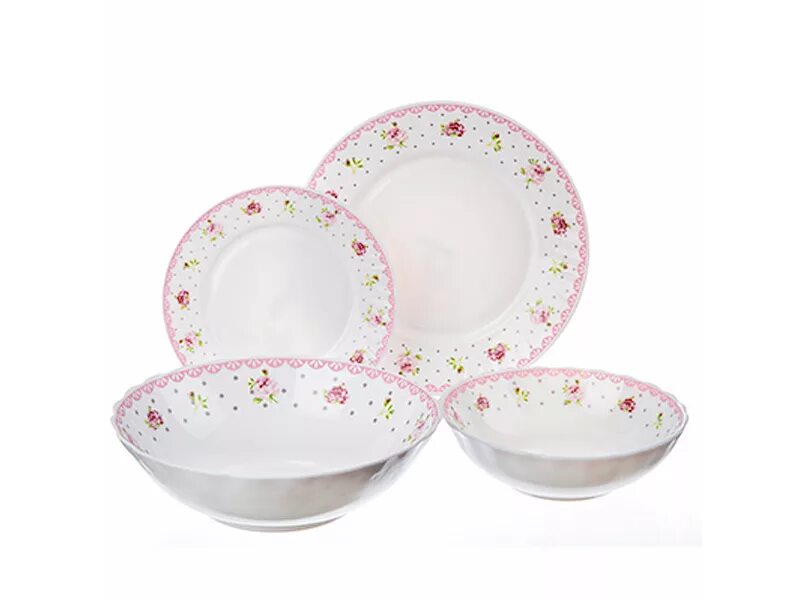 Millimi анета набор столовой посуды опаловое стекло 13 пр. Millimi руан набор столовой посуды 13 пр. столовая посуда опаловое стекло. столовая посуда опаловое стекло. набор посуды millimi.