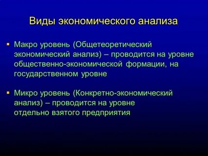 3 уровня экономической теории