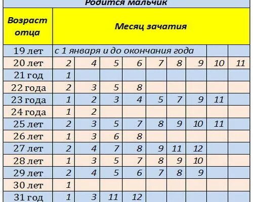 Сколько будет детей расчет