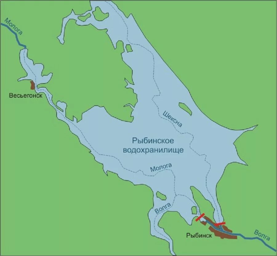 Характеристика рыбинского водохранилища. Рыбинское водохранилище на карте. Рыбинское водохранилищекара. Рыбинское водохранилище схема. Границы Рыбинского водохранилища.