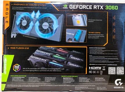 Видеокарта GIGABYTE GeForce RTX 3060 EAGLE OC 2.0 12G.