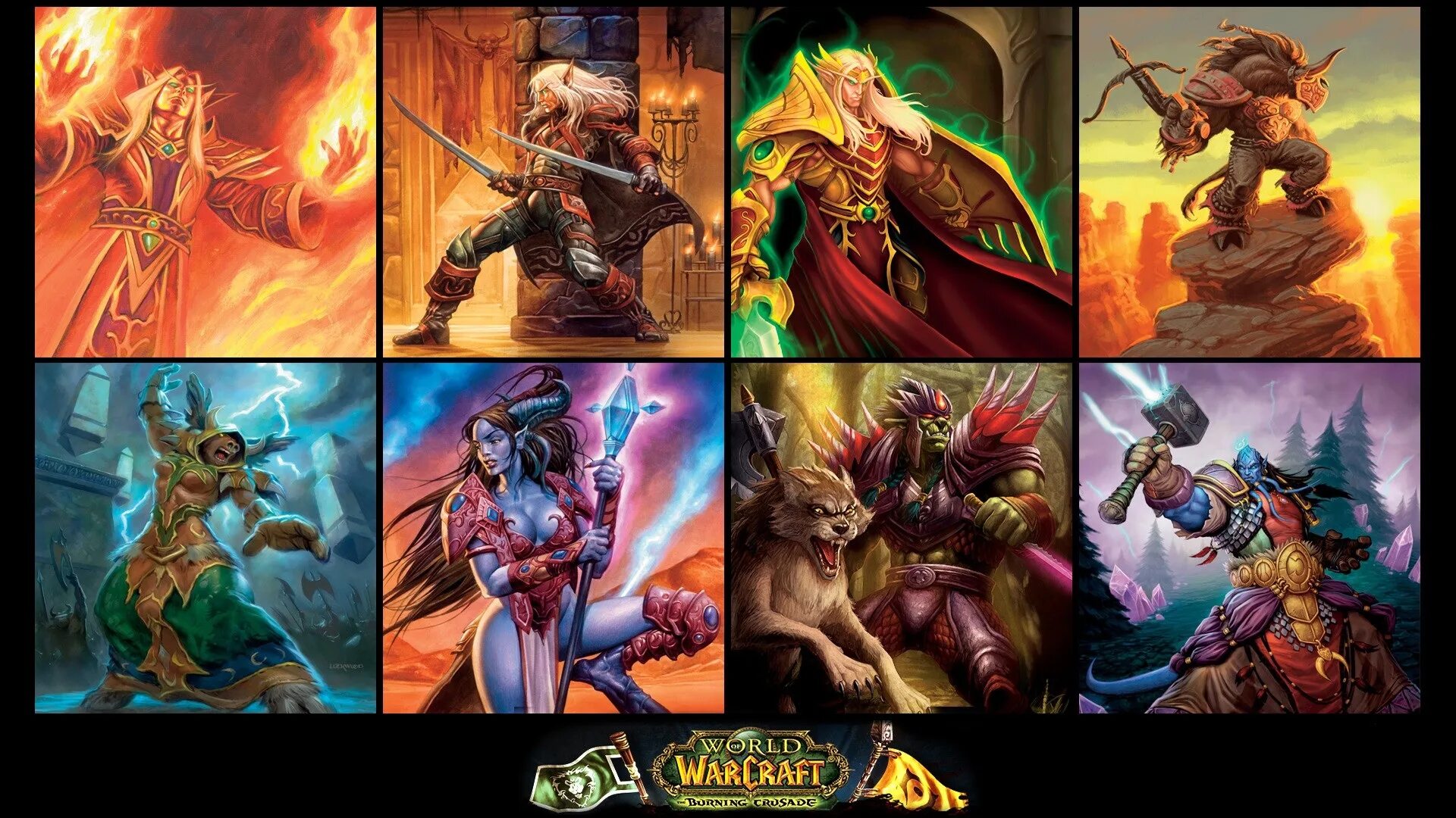 Герои ворлд. World of Warcraft: the Burning Crusade. Альянс варкрафт расы. Герои игры World of Warcraft. Варкрафт 1 персонажи.