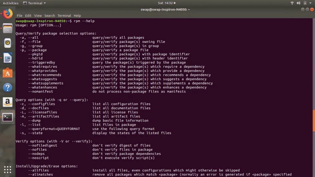 Распаковать архив linux