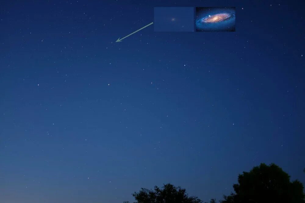 Откуда можно увидеть. Галактика Андромеда невоуженным глазом. Андромеда Галактика на небе. Туманность Андромеды с земли невооруженным. M31 Галактика невооруженным глазом.