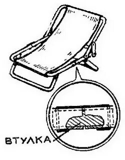 Шезлонг из раскладушки своими руками