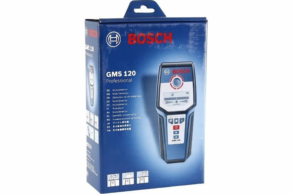 Купить бош 120. Детектор Bosch GMS 120 Prof. Bosch professional gms120prof. Детектор Bosch GMS 120 Prof 0.601.081.000. Детектор скрытой проводки Bosch GMS 120 professional.