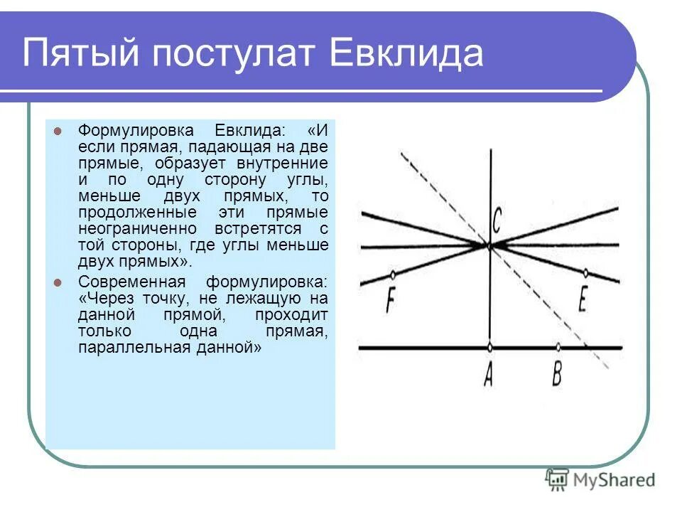 пятый постулат евклида доказательство. пятый постулат евклида 7 класс. постулаты и аксиомы евклида. пятый постулат эвклида. пятый постулат эвклида.