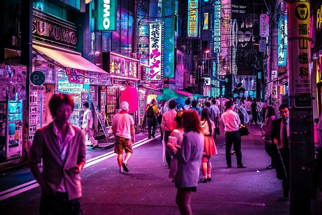 3 д токио. Япония ночной Токио. Неон Сити Япония. Япония Токио улицы. Токио ночная жизнь.