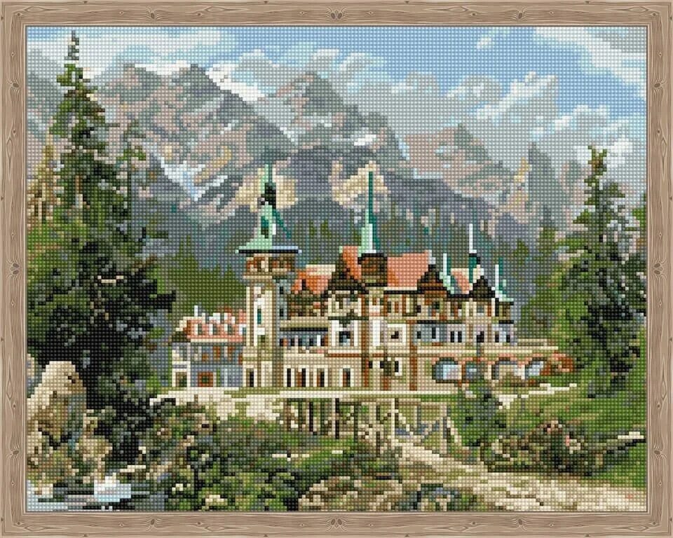 Алмазная мозаика замок нойшванштайн. Молли алмазная мозаика замок лихтенштейн km-0221. Мозаика замки. Мозаика замки. Замок нойшванштайн («новый лебединый утес») в германии;.