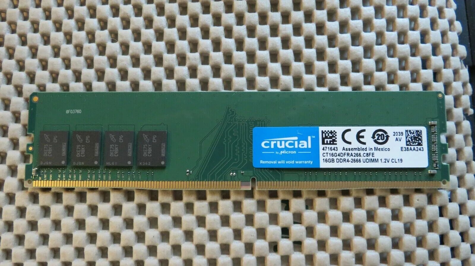 Оперативная память crucial 16gb