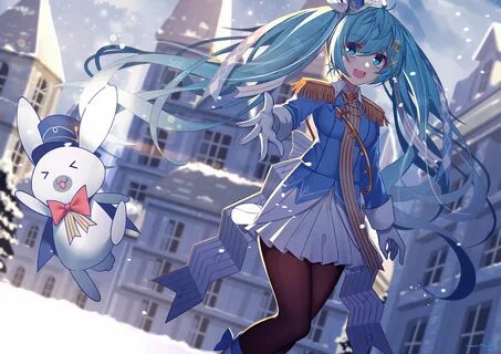 Hatsune miku rabbit hole animation by channel