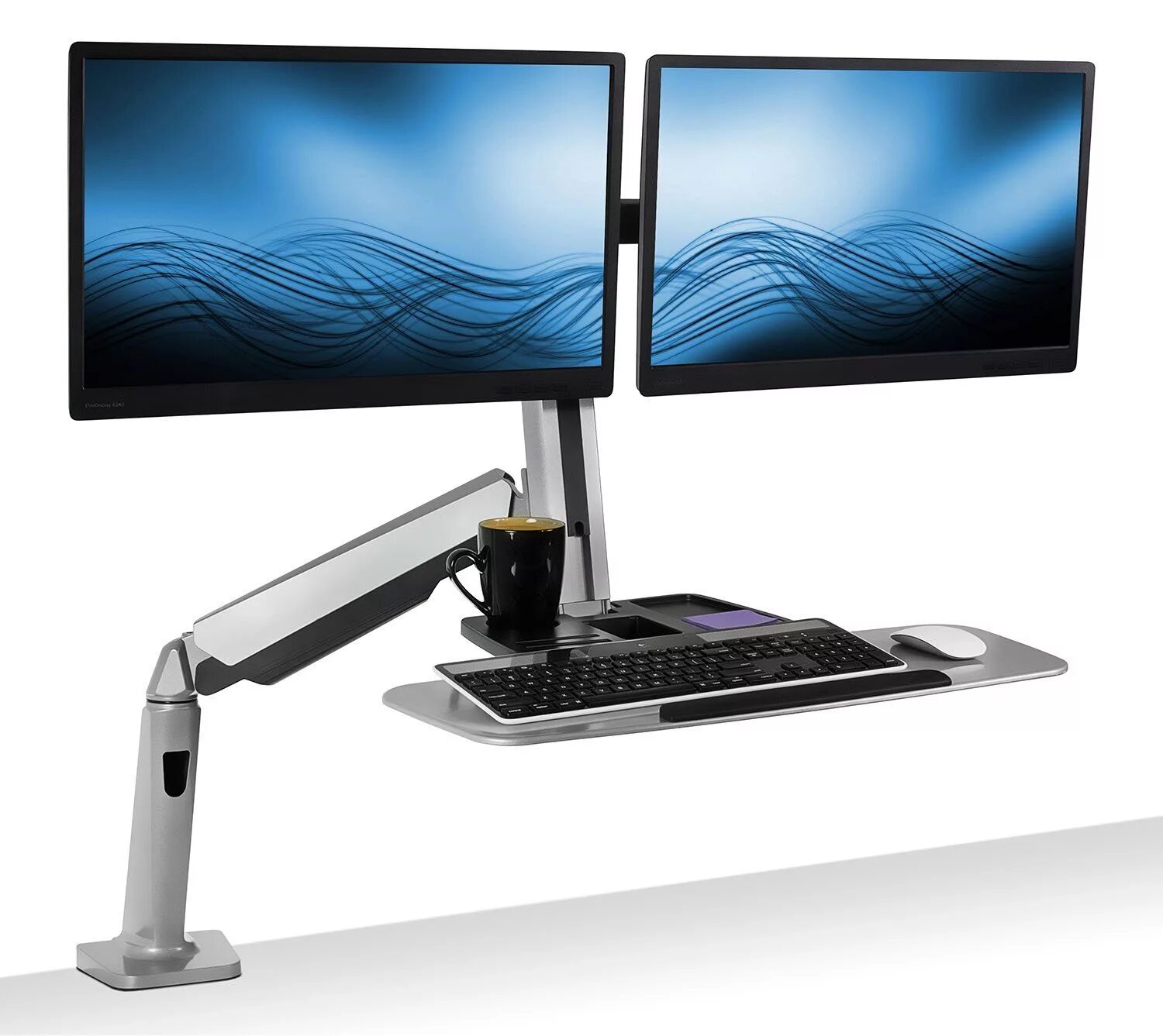 Monitor stand. Подставка hp adjustable monitor stand. keyboard and mouse - 1 шт.сплиттер для крепления 2 мониторов hp adjustable dual monitor stand. двойная стойка для мониторов. подставка для монитора лос.