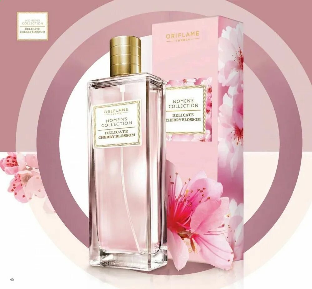 Cherry blossom отзывы. Womens collection Oriflame delicate Cherry Blossom. Туалетная вода черри блоссом Орифлэйм. Туалетная вода женская Орифлейм черри блоссом. Cherry Blossom духи Орифлейм.