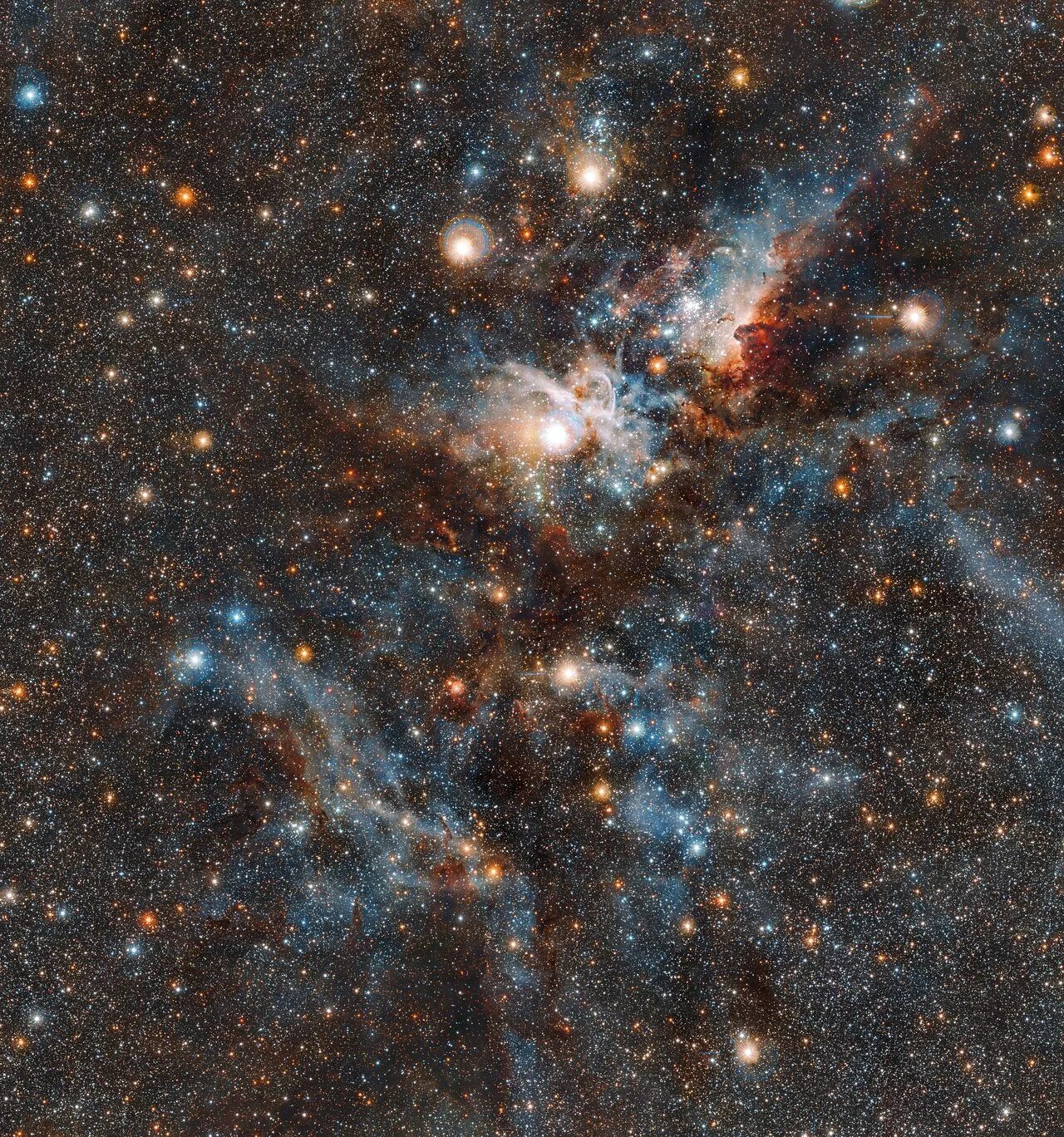 Туманность NGC 3372. NGC 3372 Carina Nebula.