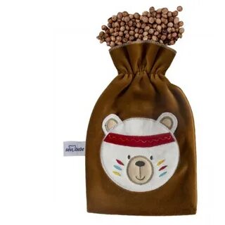 Грелка с вишневыми косточками для новорожденного
