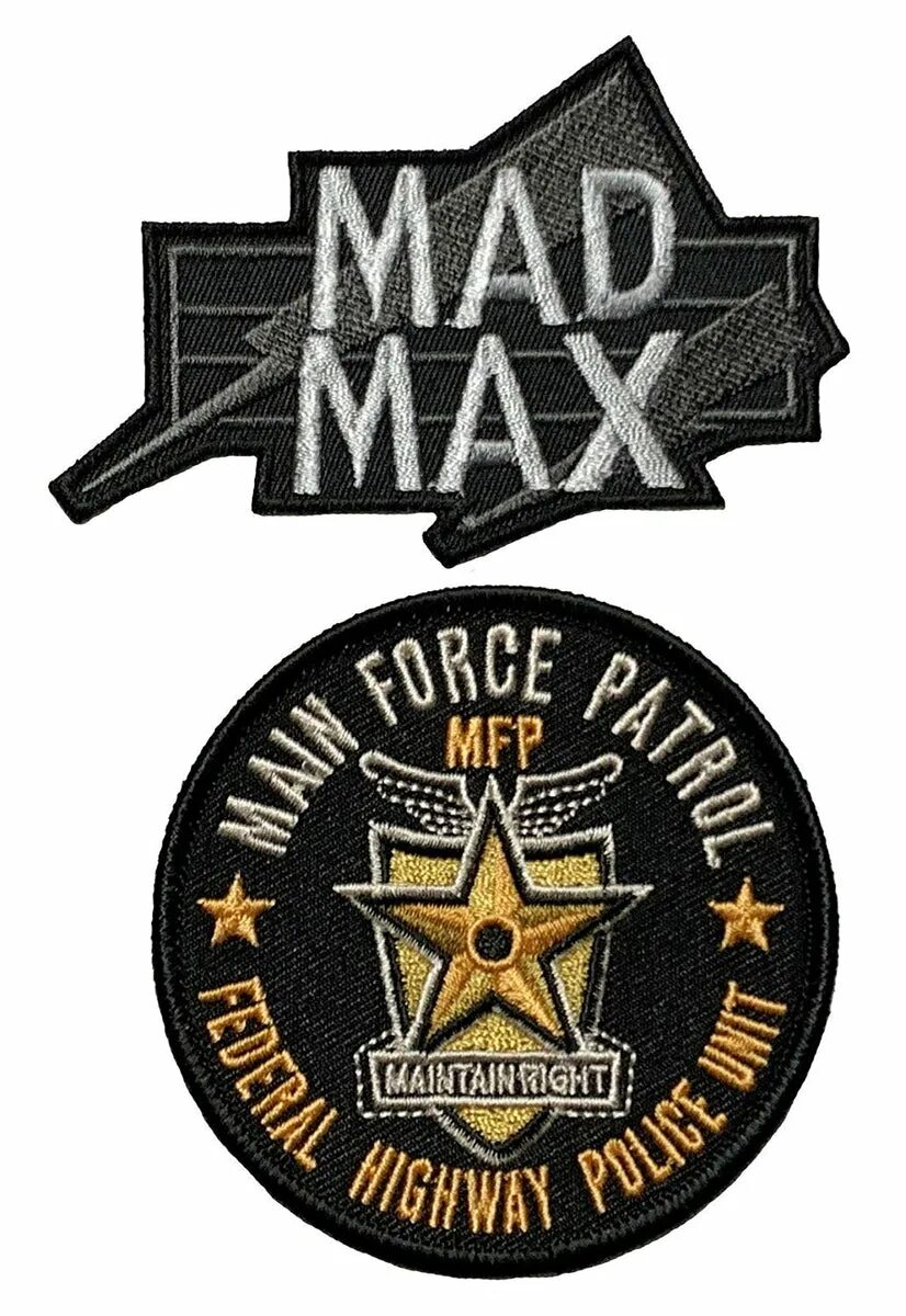 Main force. Безумный Макс логотип. Патч Безумный Макс. Нашивки в стиле Мад Макс. Шеврон Безумный Макс.