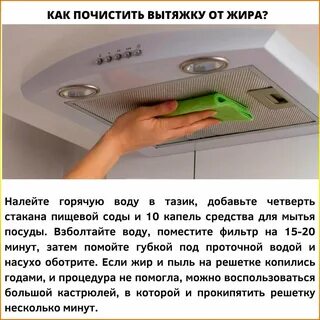 С этим средством вы с лёгкостью отмоете застарелый жир на вытяжке и она будет св