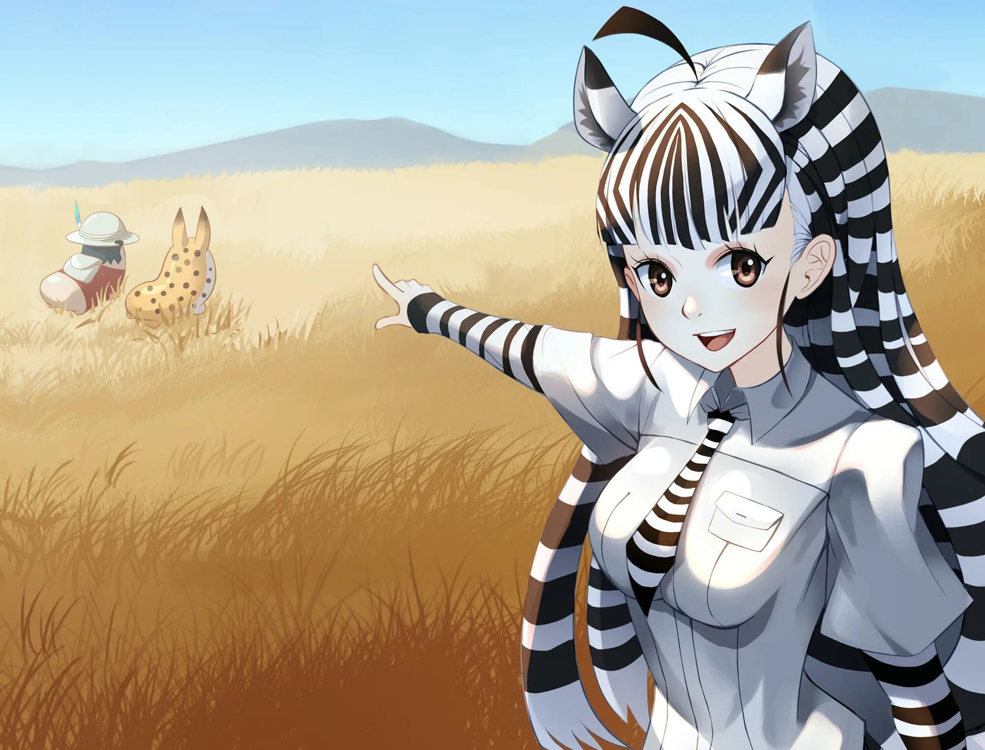 Kemono friends Зебра. Kemono friends Саванна. Plains Zebra (Kemono friends). Furrier kemono