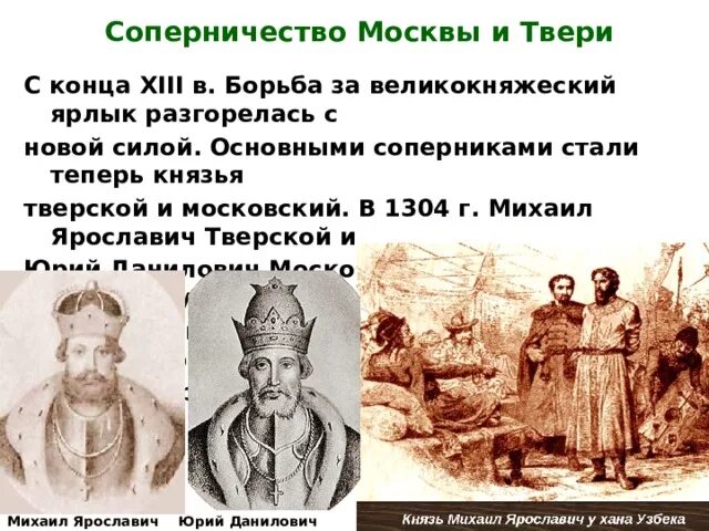 Все соперники москвы в 14-15 века. Борьба москвы и твери. Борьба москвы и твери. Соперники москвы в 14 веке. Предпосылки возвышения москвы.