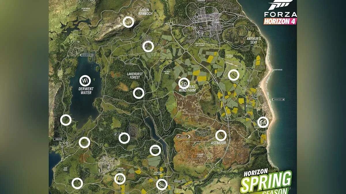 Карта форза хорайзон 4. Карта форза хорайзон 4. Forza horizon 4 машины на карте. Гаражи в forza horizon 4. Карта фарзан харизон 5.
