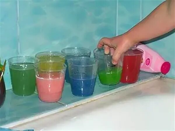 Эксперимент вода и краски. Эксперименты с краской в раннем возрасте.