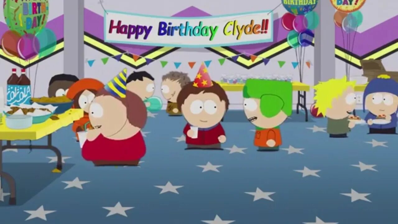 С днём рождения south park. Афиши на день рождения трц. День рождение южный. Саус парк с днем рождения. День рождение южный.