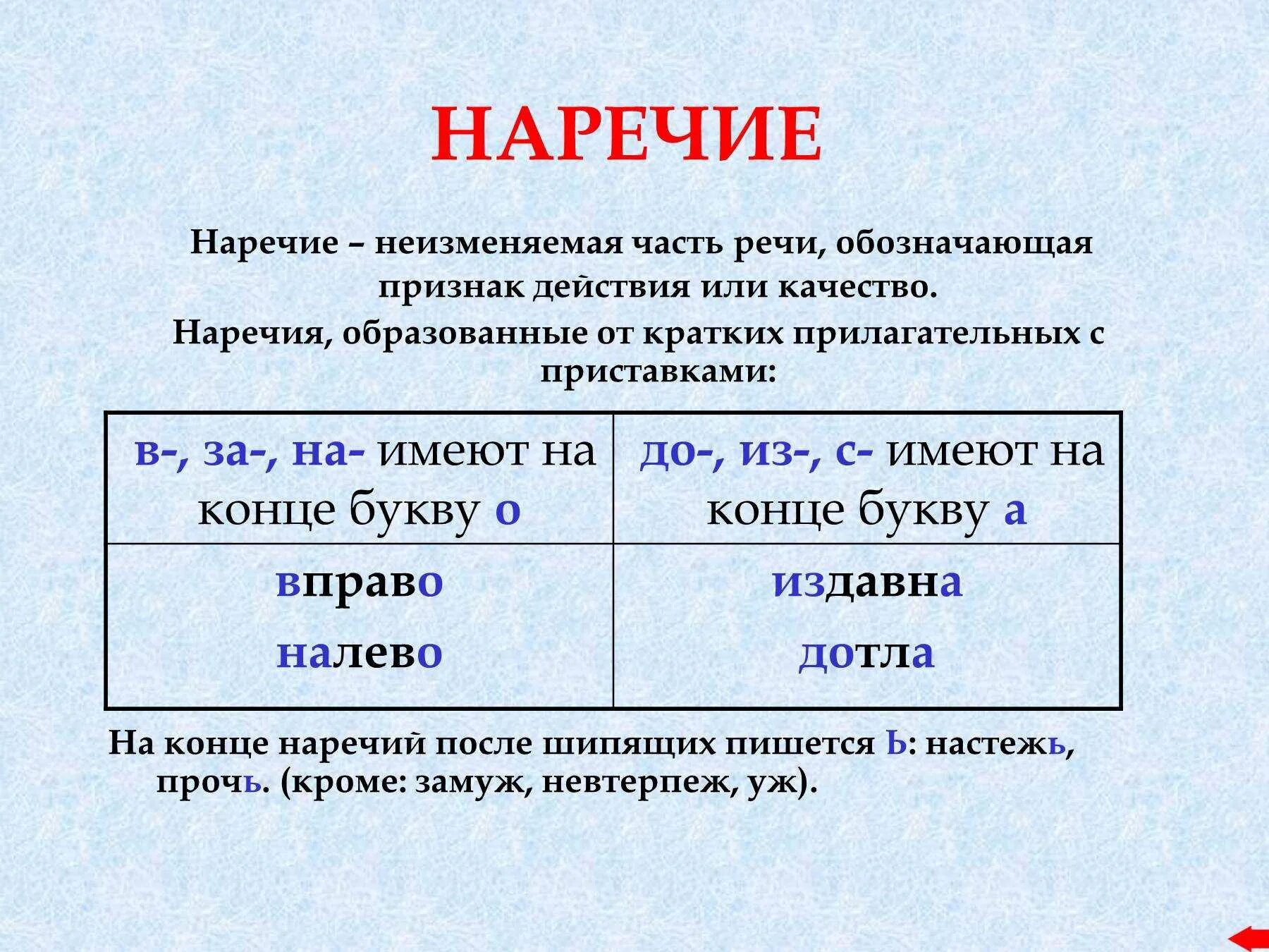 Вдвое какое наречие. Что такое наречие в русском языке 4 класс правило. Правила по русскому языку наречие. Правило наречия в русском языке 4. Что такое наречие в русском языке 7 класс правило.