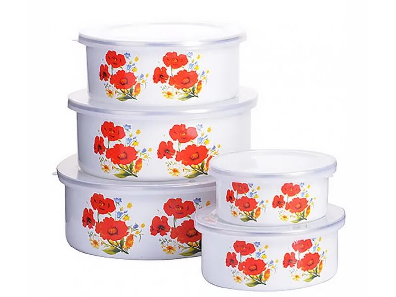 контейнер mayer and boch. набор мисок agness эмалированных с крышками 10 пр. набор мисок agness эмалированных с крышками 10 пр. 1/1. набор мисок 3 предмета эмаль (mayer&boch,арт.