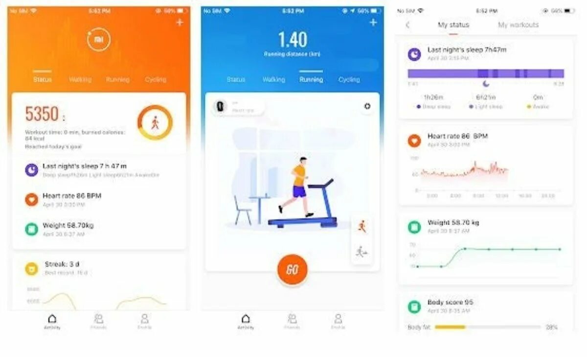 Как подключить zepp life. Mi Fit версия 5.6.0. Приложение для фитнес браслета mi Band 5 на андроид. Приложение ми фит для браслета. Фитнес приложение для бега.