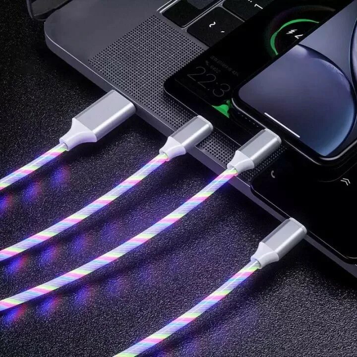 Кабель быстрой зарядки type c lightning. Зарядка лайтинг тайп си. mirascreen lightning/micro/type c - hdtv cable 3m. raw power кабель для зарядки 3 в 1 (lightning, type-c, micro-usb). magnetic charger usb cable led colourful flowing.