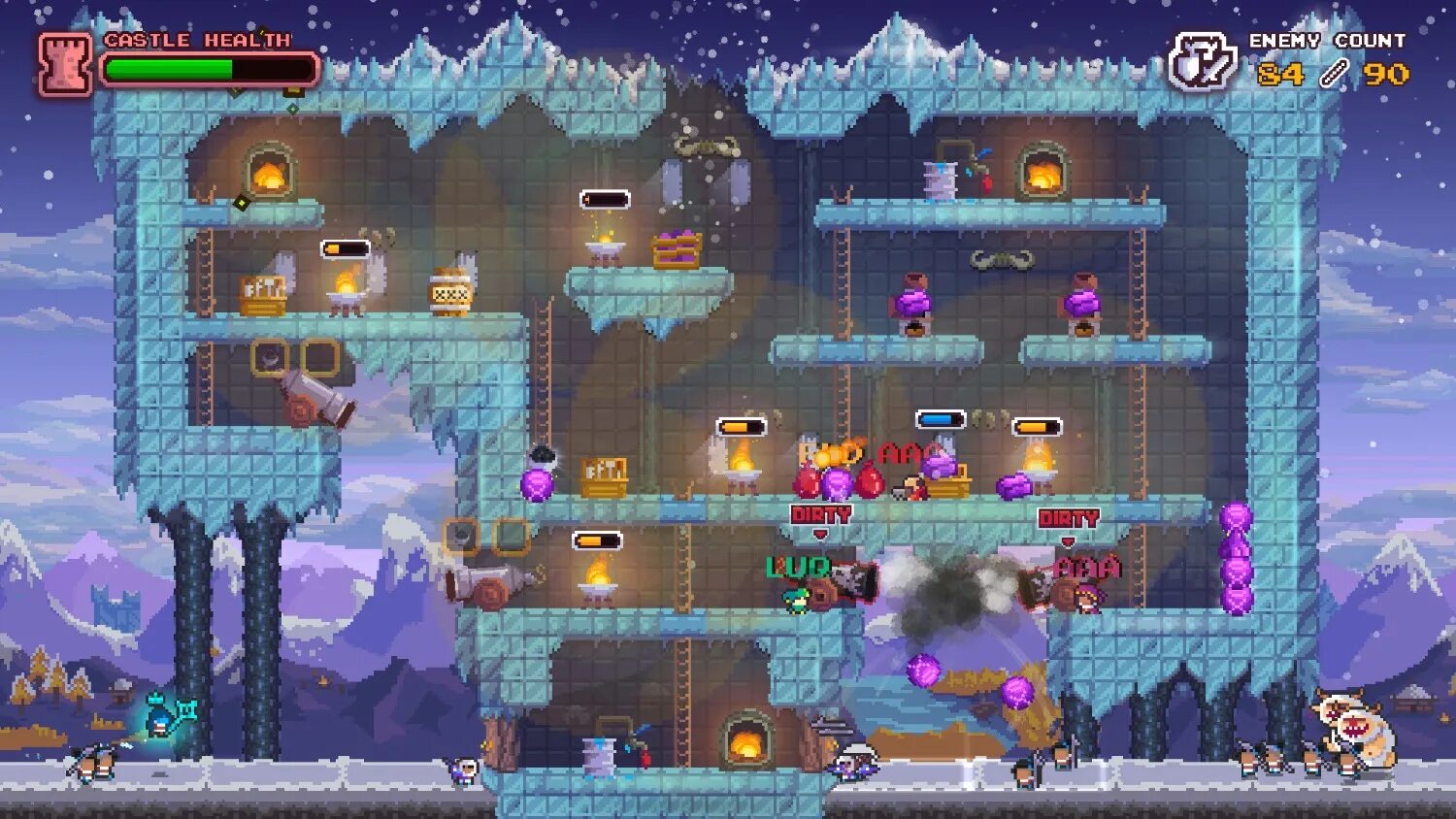 Игры на несколько игроков. Игры платформеры на пк. игры на четверых по сети. пиксельная игра про замок. пиксельные игры защита замка.
