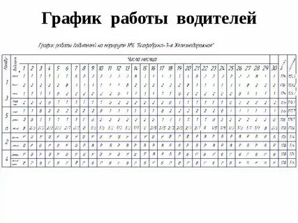 Водитель график 7 7