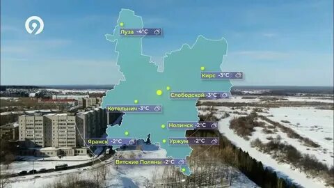 Прогноз на карте киров