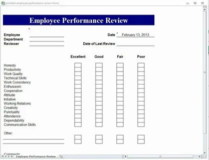 Performance review