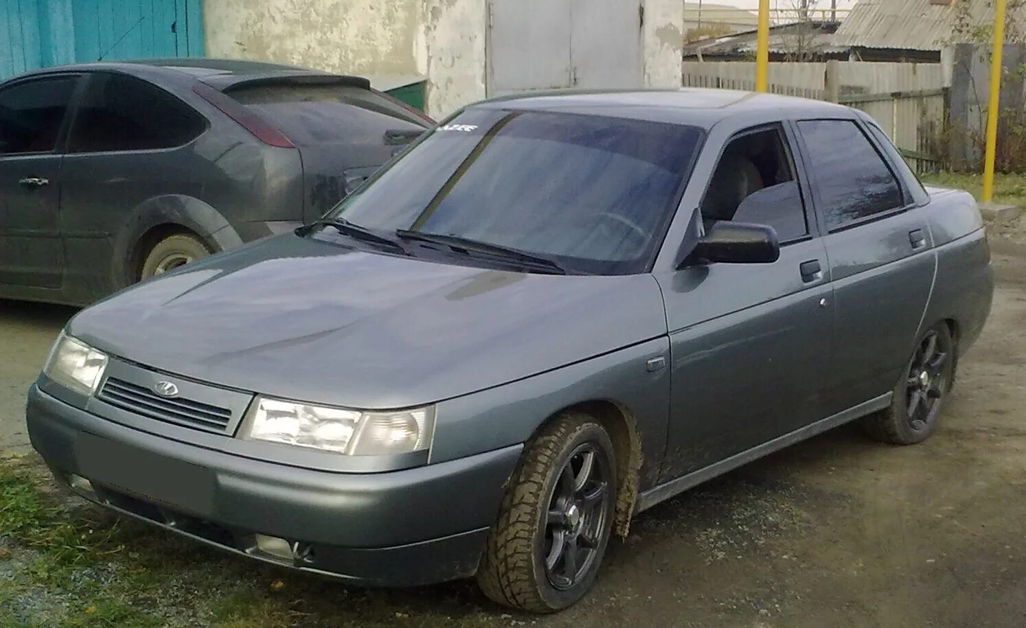 Ваз 2110 серый тюнинг