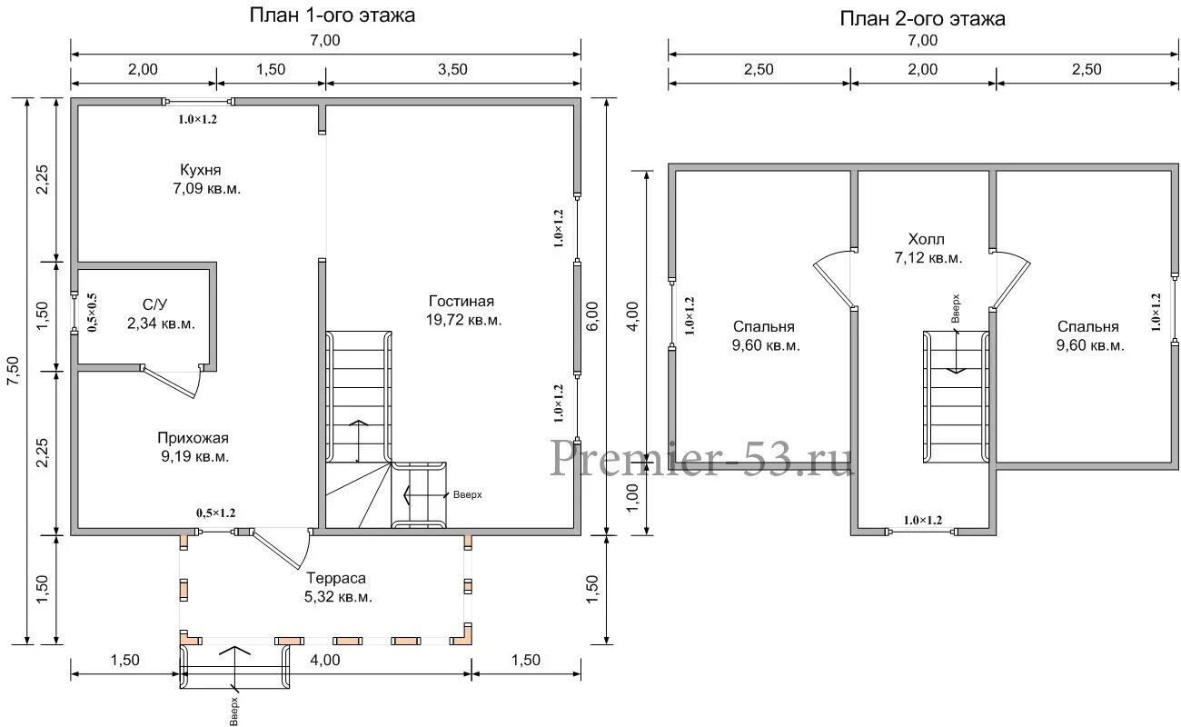Каркасный дом 7,5×7,5 проекты. План дома 4 на 8 двухэтажный. Дом размером 7 на 7. Каркасный дом 7х7 чертежи. Проект каркасного дома 6х7.