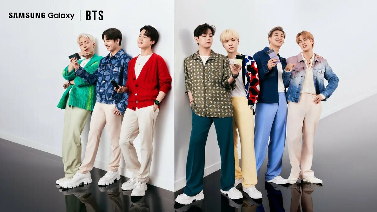 Bts реклама. Самсунг бтс 2025. бтс самсунг фотосессия 2025. bts x samsung. bts самсунг галакси z flip.