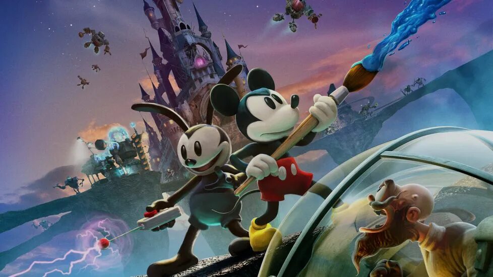 Epic mickey xbox 360. Игра epic mickey 2. Disney epic mickey 1. Disney epic mickey 2 the power of two ps vita. Освальд и микки игра.